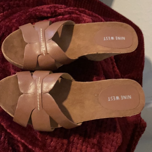 Nine West Wedge Sandals - Picture 2 of 5